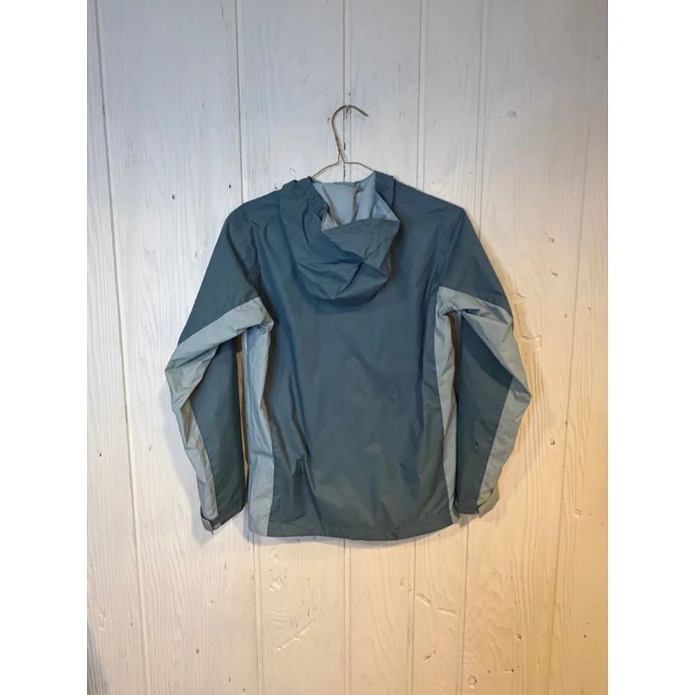 Columbia Teal & Gray Rain Jacket M (10/12) - Picture 5 of 11